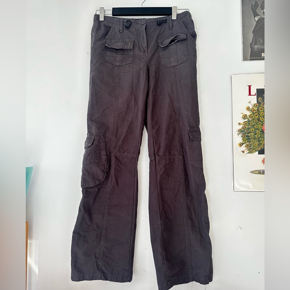 Brandy Melville Grey Cargo Pants